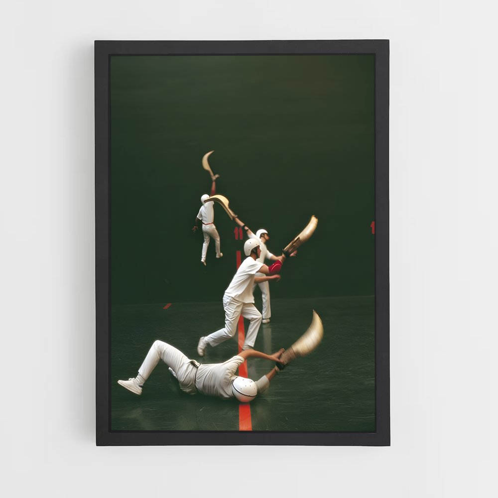 Poster Danse Basque – affiche Pelote basque (vue 2)